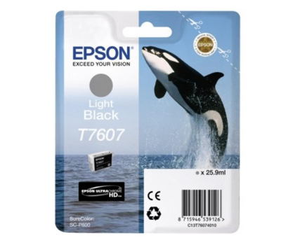 Tusz do drukarki Epson T7607 light black 25,9ml 10000str.